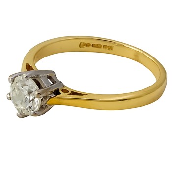 18ct gold Diamond Ring size J